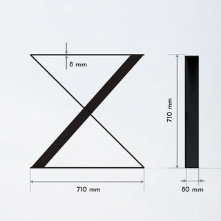 Medidas estándar de la pata XZ NordikHaus